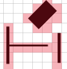 Pathfinding obstacle map