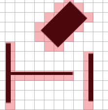 Pathfinding with a smaller grid